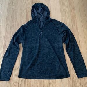 lululemon athletica Men’s Dark Heathered Gray Half-Zip Hoodie